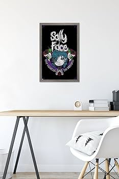 Amazon.com: Trends International Sally Face - Crossed Guitars Wall
